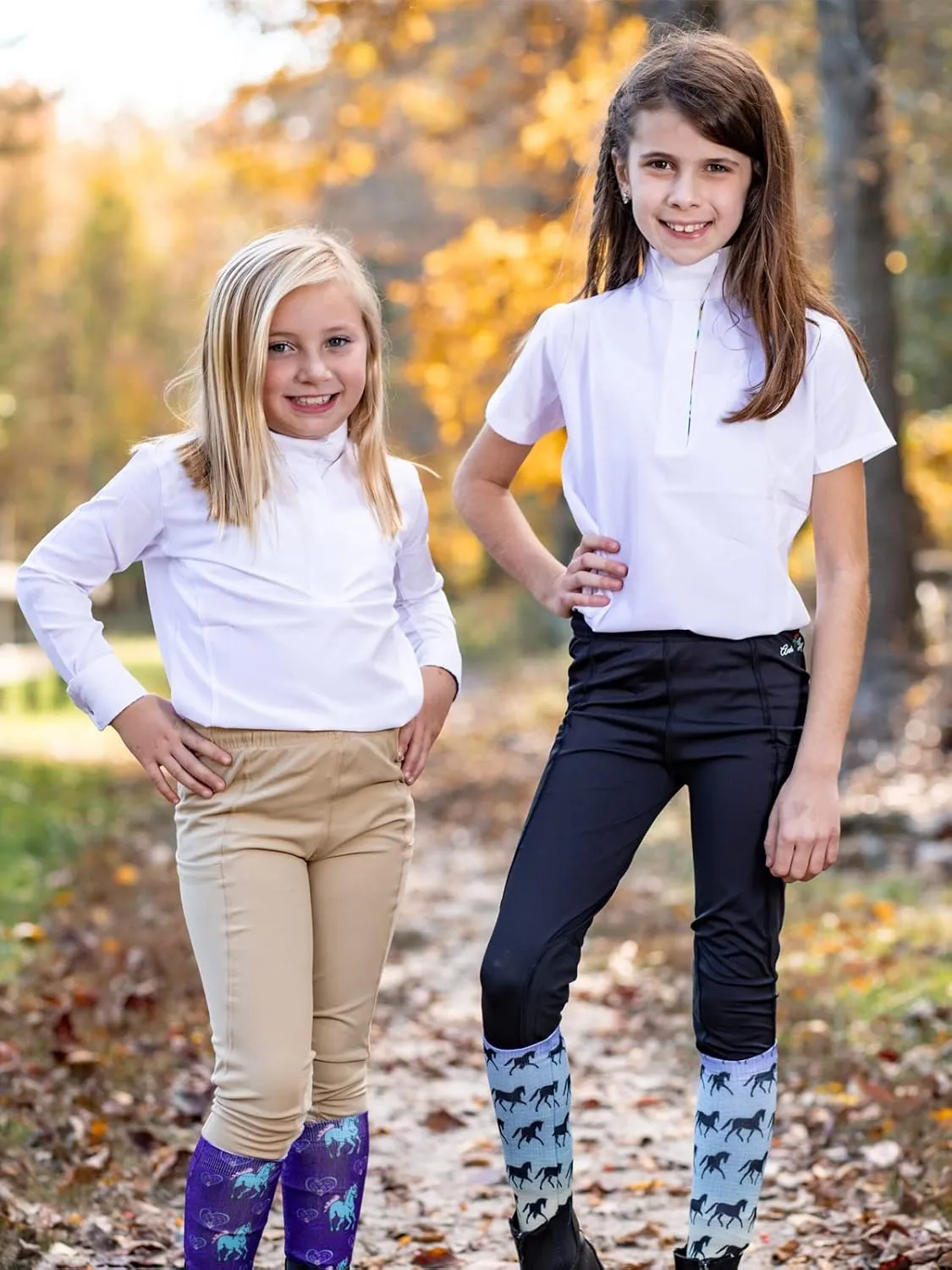 Anni Lyn Sportswear Girl's Ventilated Show Shirt II- Long Sleeve