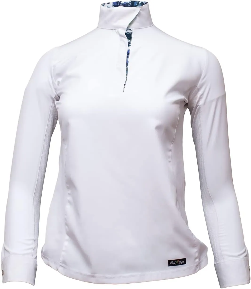 Anni Lyn Sportswear Girl's Ventilated Show Shirt II- Long Sleeve
