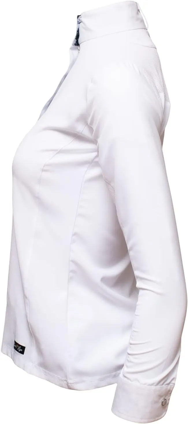 Anni Lyn Sportswear Girl's Ventilated Show Shirt II- Long Sleeve