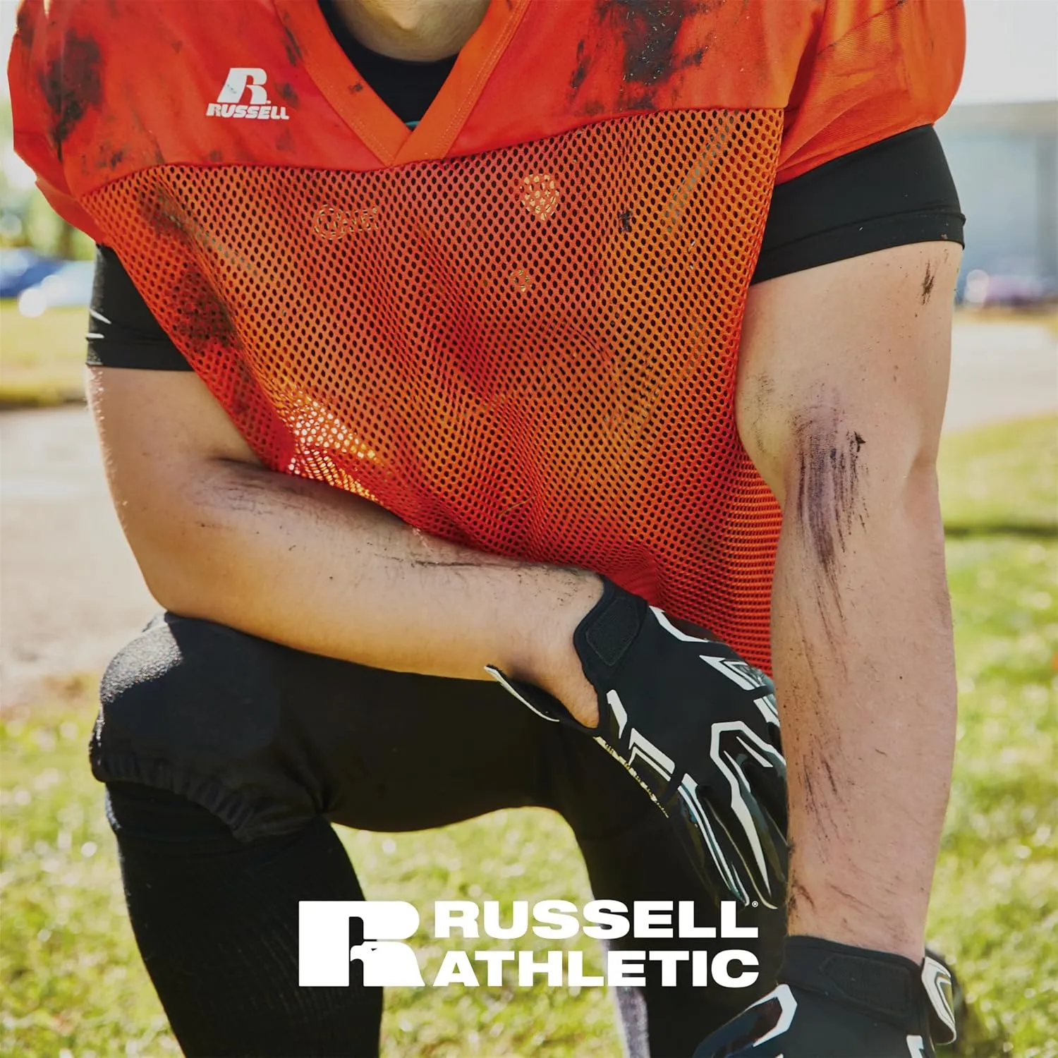 Augusta Sportswear Men's Russell Athletic Integrated 7-Piece Pad Football Pant