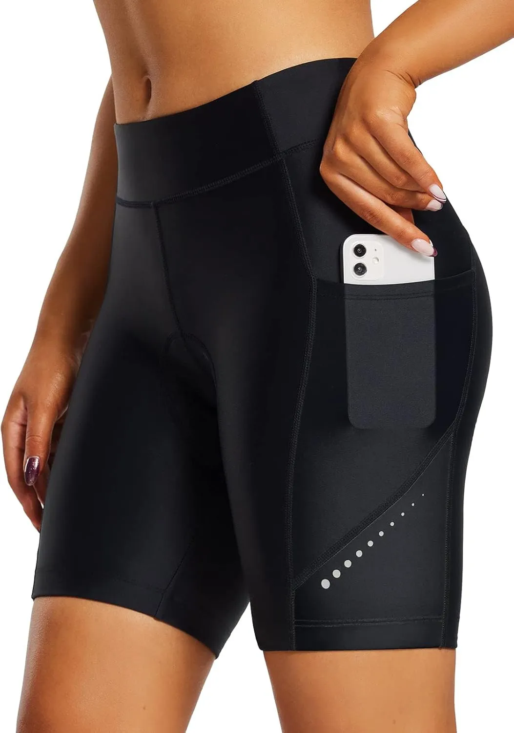 BALEAF Women's 4D Padded Bike Shorts Cycling Underwear with Pockets UPF50 