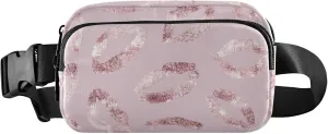 Beautiful Lipstick Kisses Women Fanny Packs Cartoon Hip Pack Belt Pouch Waterproof Waist Pouches for Men