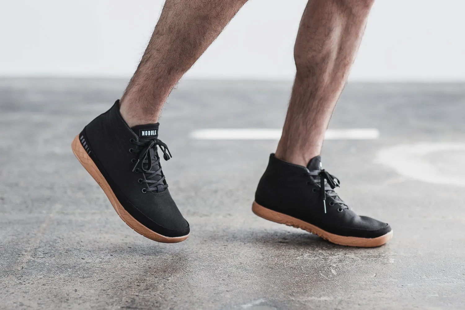 BLACK COFFEE CANVAS MID TRAINER (MEN'S)