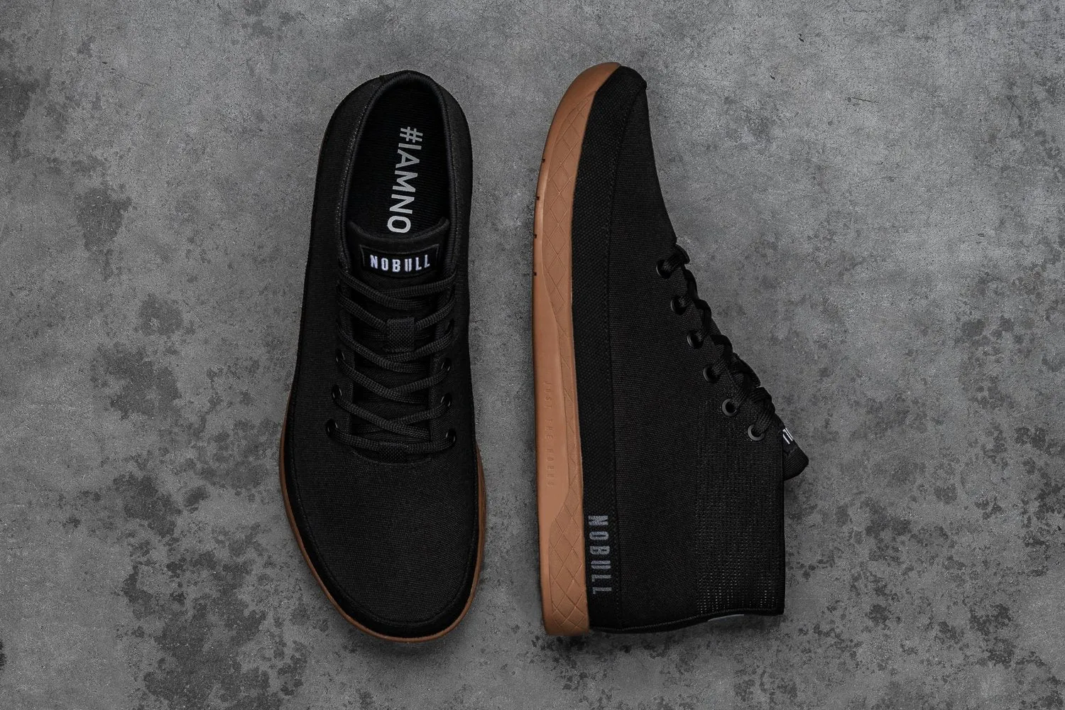 BLACK COFFEE CANVAS MID TRAINER (MEN'S)