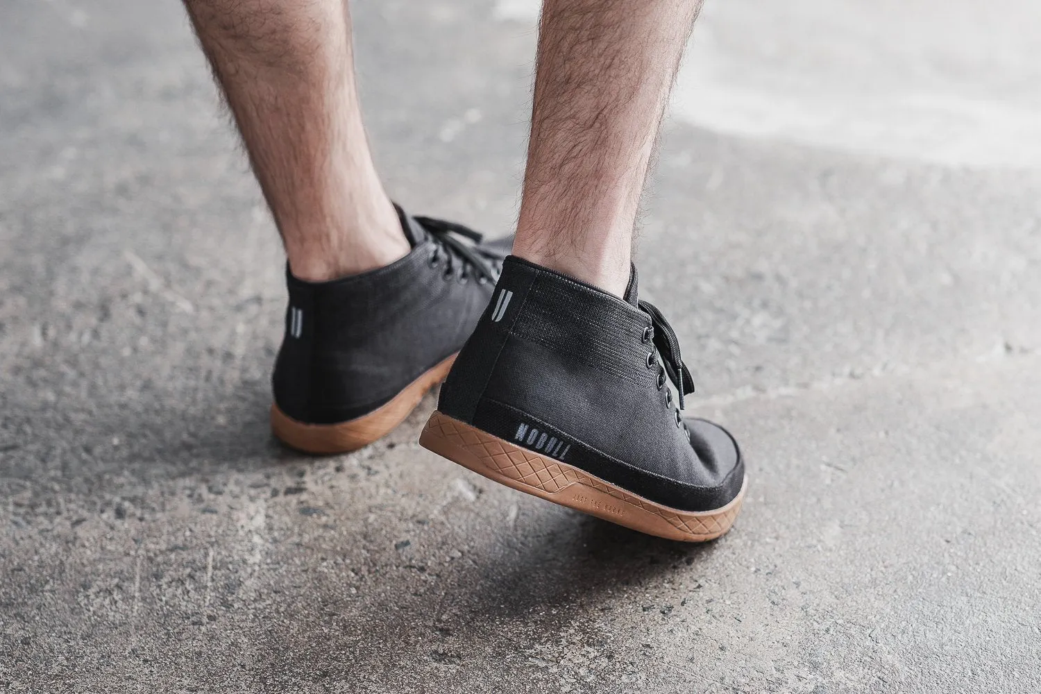 BLACK COFFEE CANVAS MID TRAINER (MEN'S)