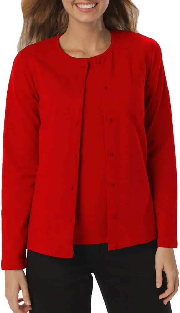 Blue Generation BG4701 - Ladies' Long Sleeve Button Front Cardigan