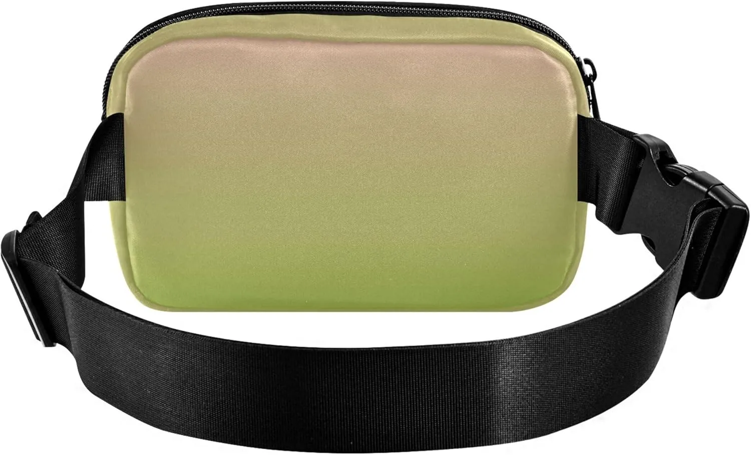 Blush Pink Green Gradient Fanny Pack for Women Trendy Anti Theft Belt Bag Waterproof Waist Pouches for Men