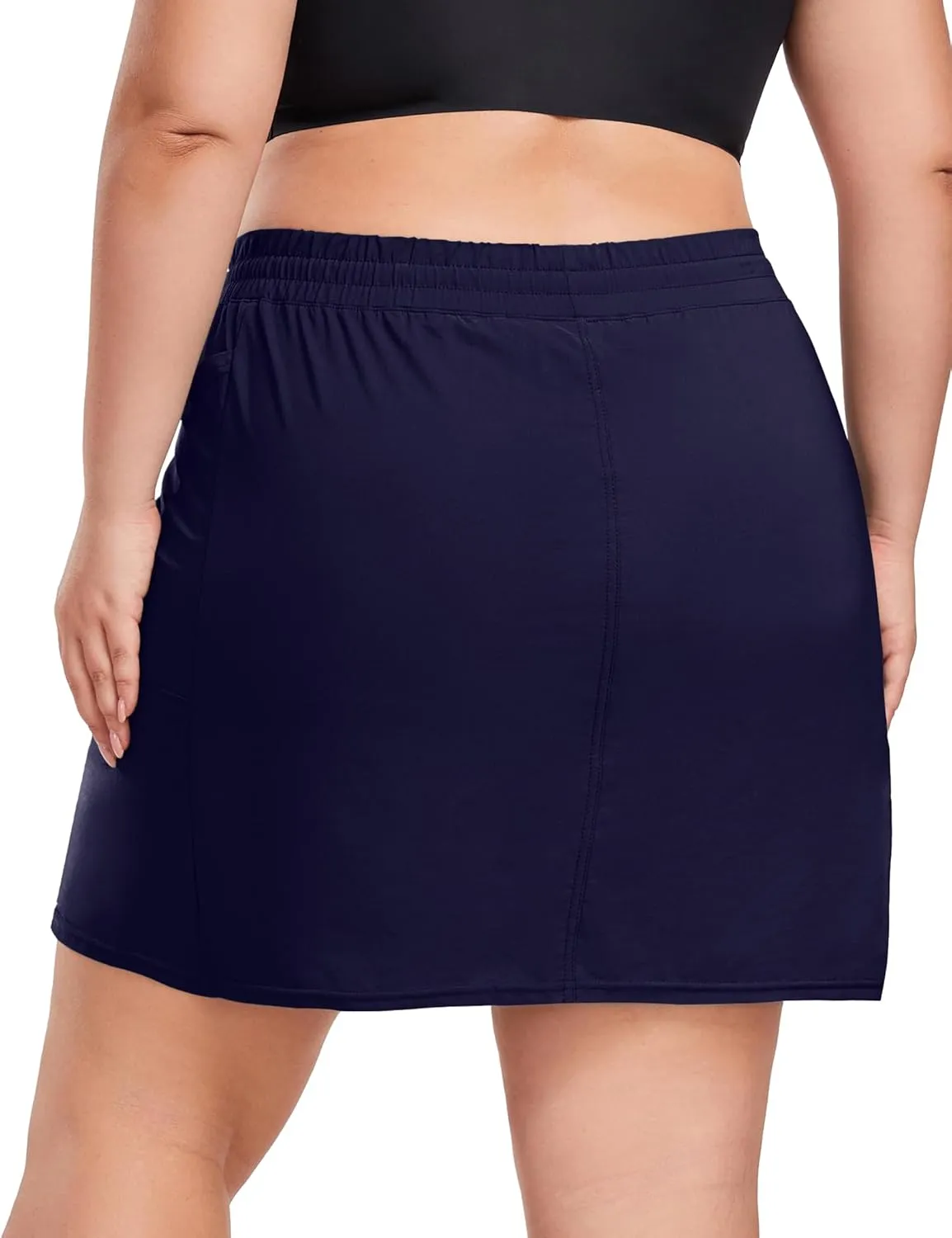 COOTRY Women's Plus Size Golf Skorts with Pockets Built-in Shorts Active Skirts for Tennis Pickleball Running Gym