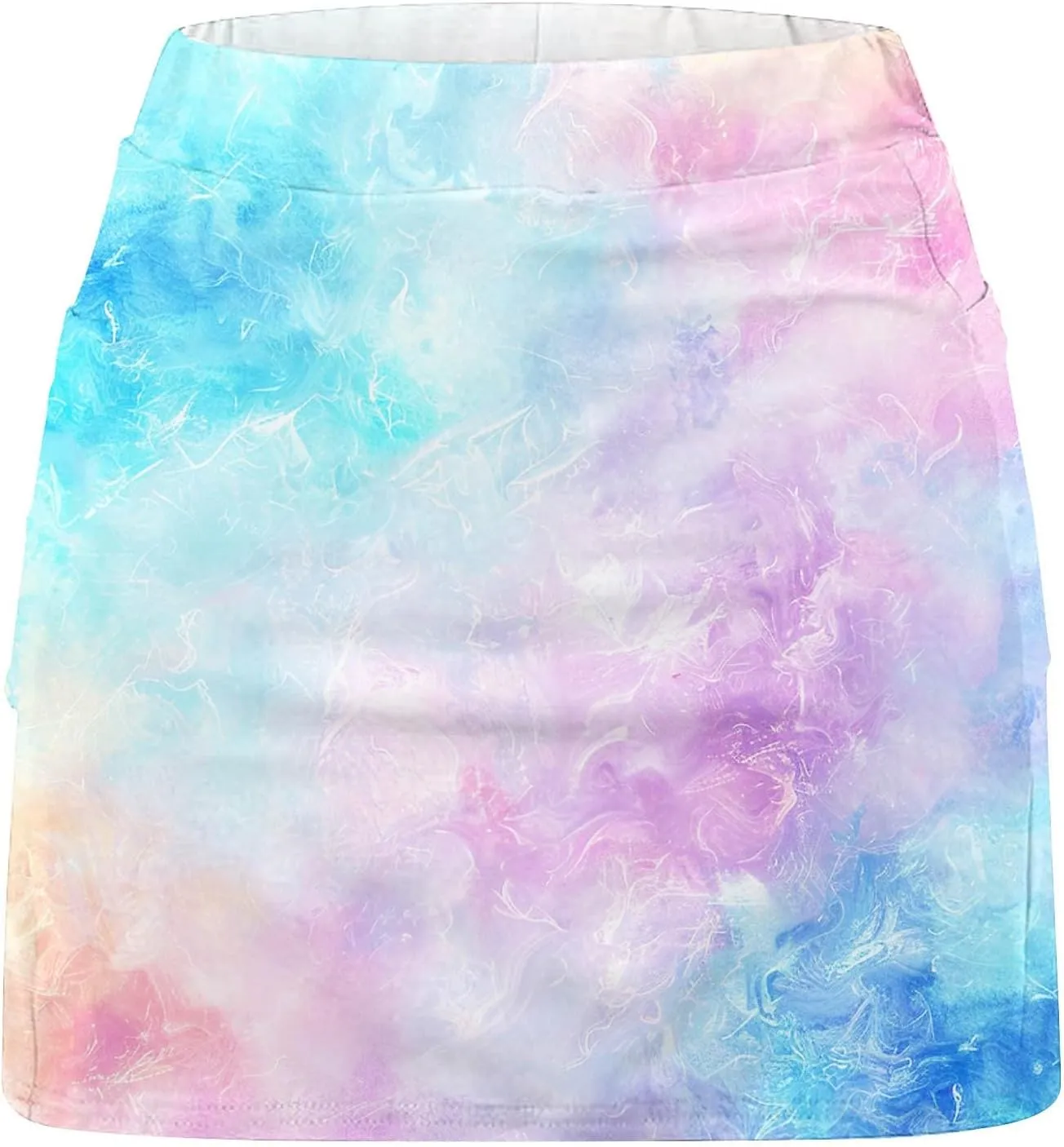 DDAPJ pyju Athletic Skorts for Women High Waist Golf Skorts Plus Size Summer Trendy Floral Printed Tennis Skirt with Shorts