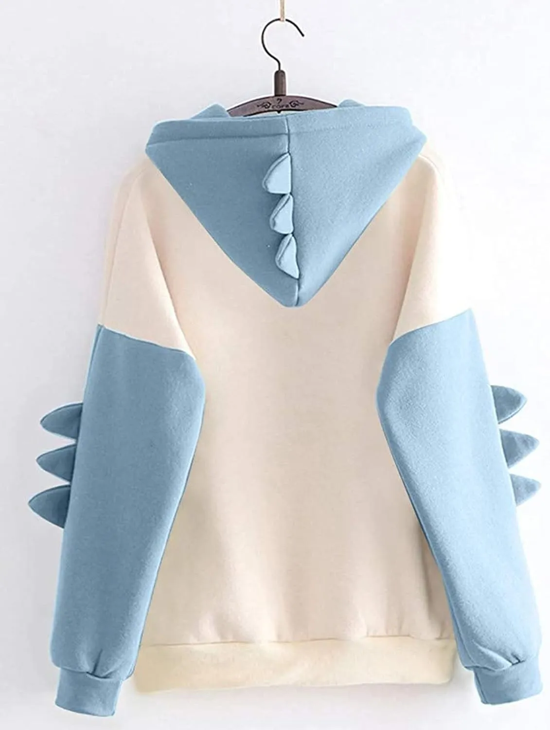 Dinosaur Hoodie Kawaii Pullover Cute Hooded Sweatshirt For womens
