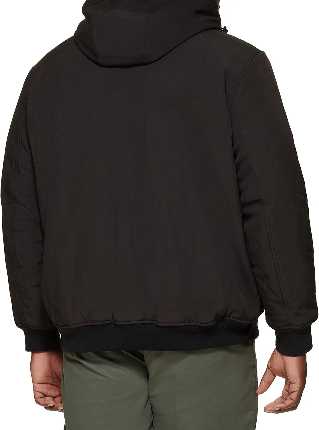 Dockers Men's Softshell Sherpa Lined Bomber Jacket