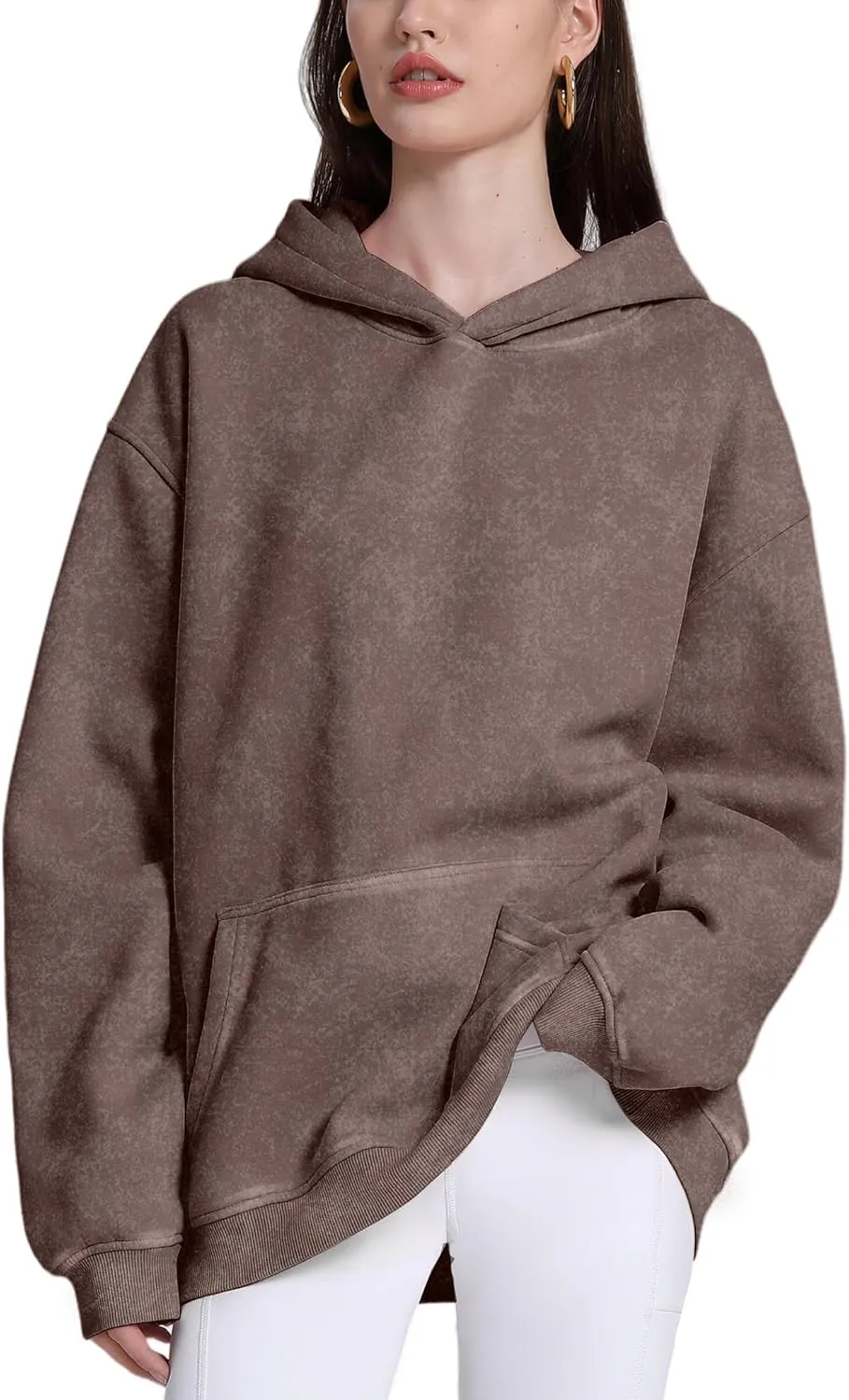FAIABLE Womens Oversized Hoodie Couples Heavyweight Hoodies Vintage Acid Wash Hoodie