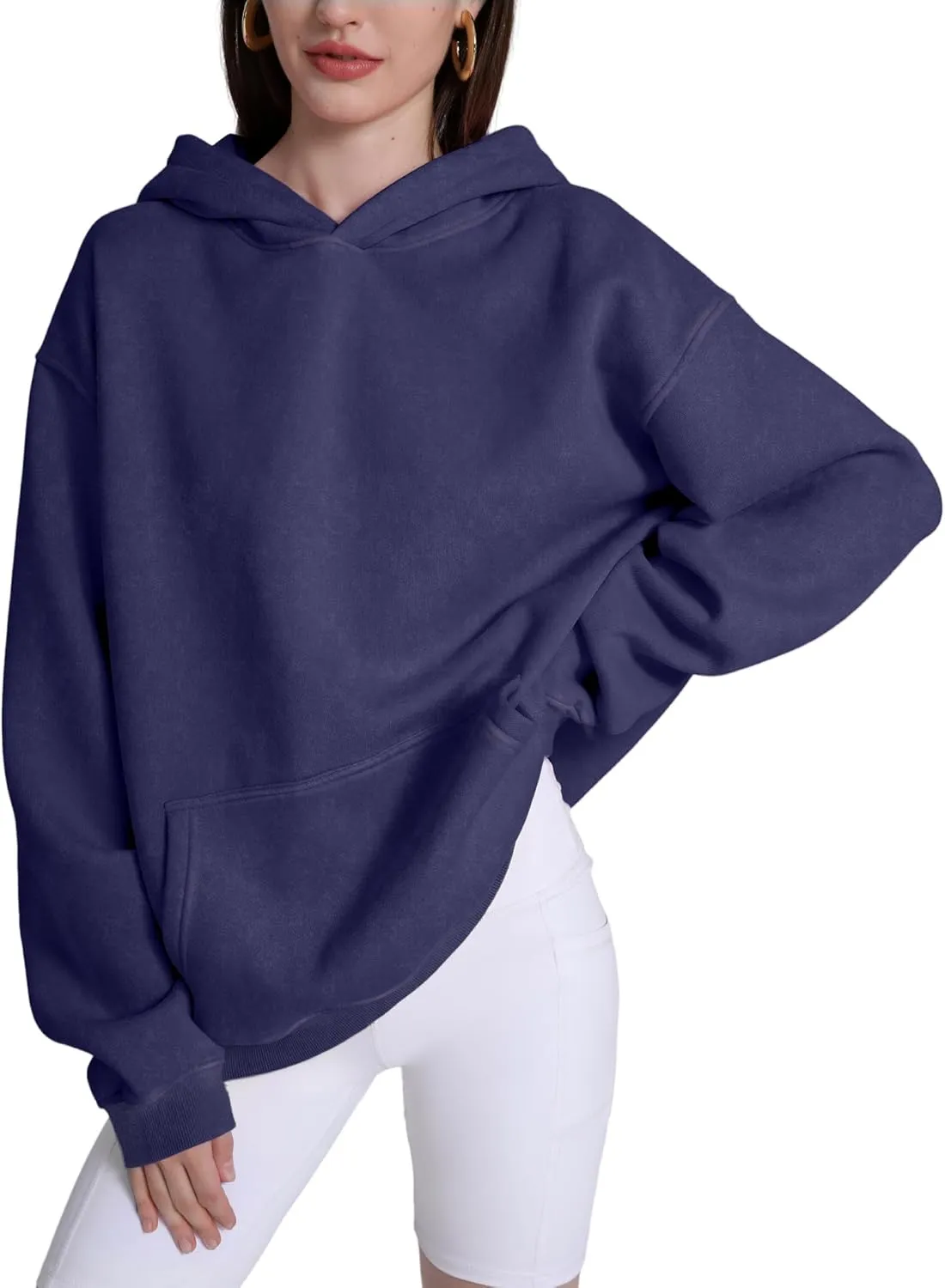 FAIABLE Womens Oversized Hoodie Couples Heavyweight Hoodies Vintage Acid Wash Hoodie