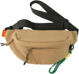 Fashionable Sports Running Waist Bag Large Capacity Nylon Belt Pouches Cycling Crossbody Chest Bag for Men and Women