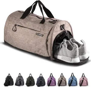 Fitgriff Gym Bag for Men & Women with Shoe & Wet Compartment - Duffle Bag for Travel, Sports, Fitness & Workout