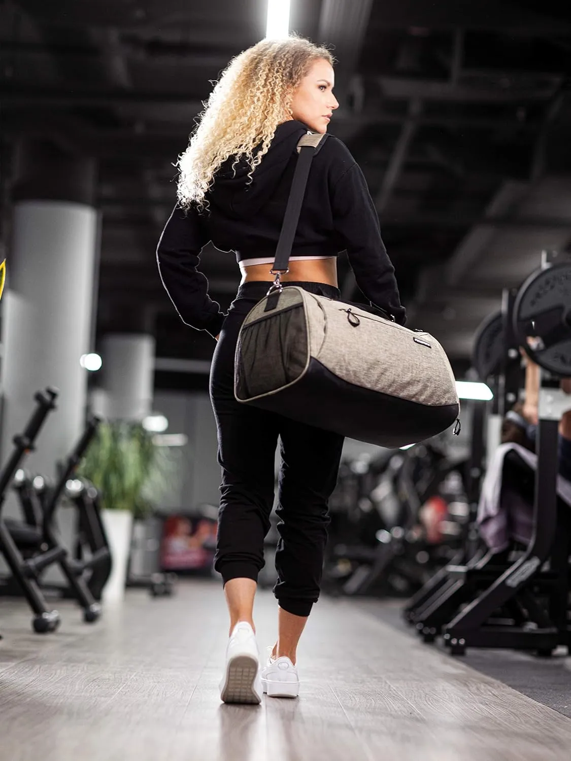 Fitgriff Gym Bag for Men & Women with Shoe & Wet Compartment - Duffle Bag for Travel, Sports, Fitness & Workout