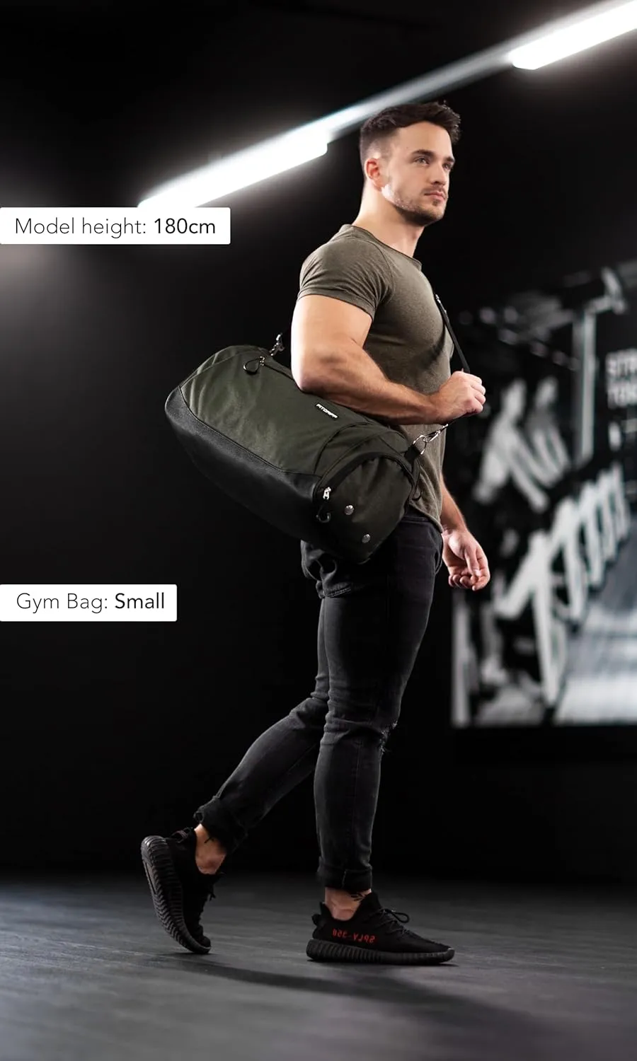Fitgriff Gym Bag for Men & Women with Shoe & Wet Compartment - Duffle Bag for Travel, Sports, Fitness & Workout
