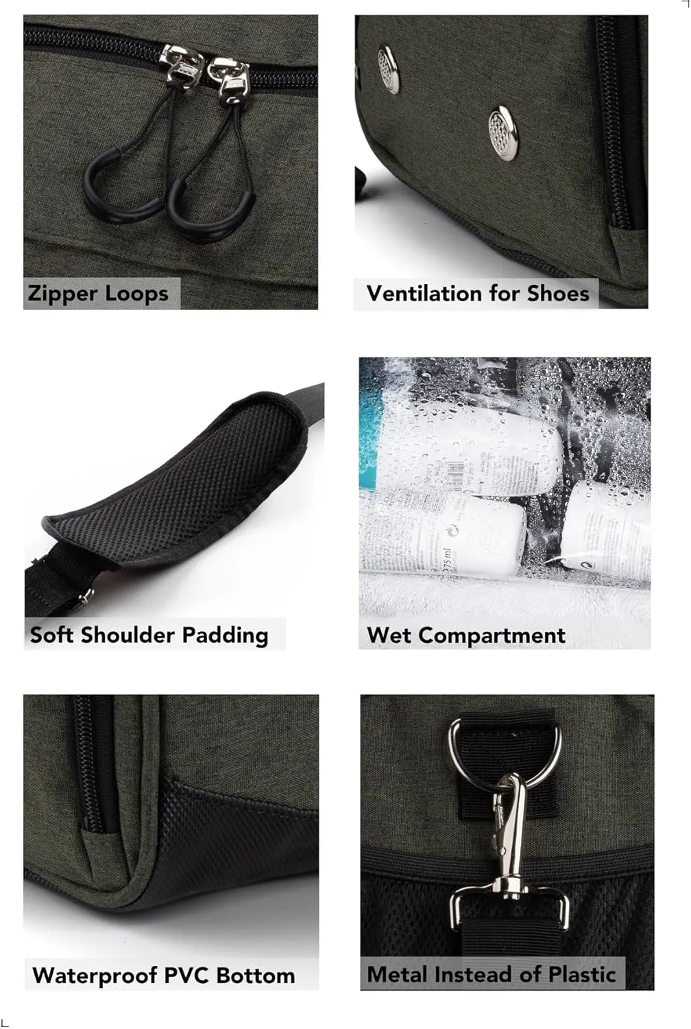 Fitgriff Gym Bag for Men & Women with Shoe & Wet Compartment - Duffle Bag for Travel, Sports, Fitness & Workout