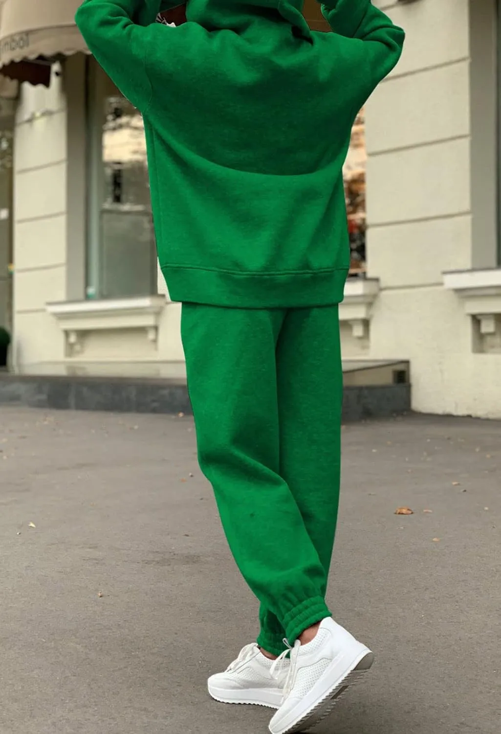 Fixmatti Women Hoodies Tracksuit Long Sleeve Sweatshirts Jogger Pant 2 Piece Outfits