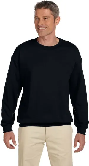 Gildan Men's Heavyweight Waistband Sweatshirt, Black, M