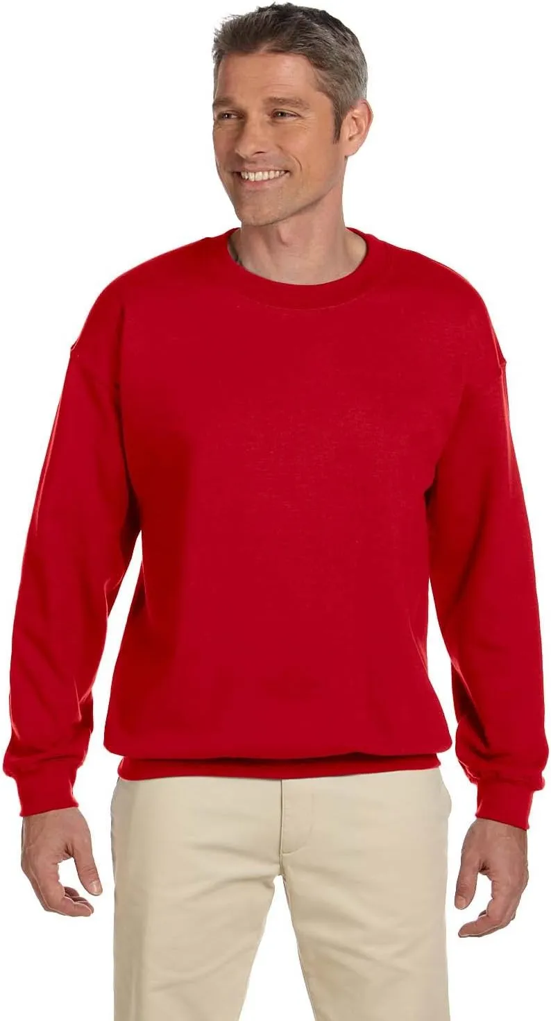 Gildan Men's Heavyweight Waistband Sweatshirt, Cherry Red, 3XL