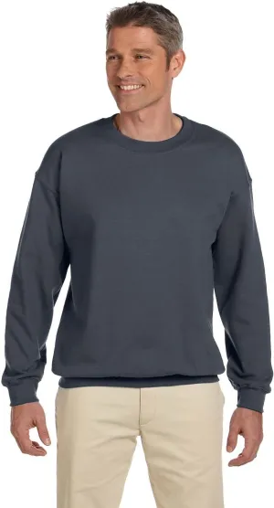 Gildan Men's Heavyweight Waistband Sweatshirt, Dark Heather, 2XL