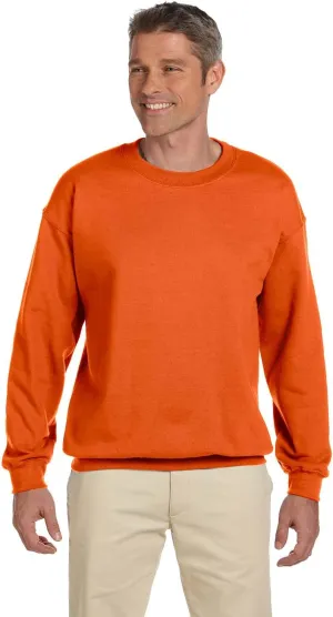 Gildan Men's Heavyweight Waistband Sweatshirt, Orange, S