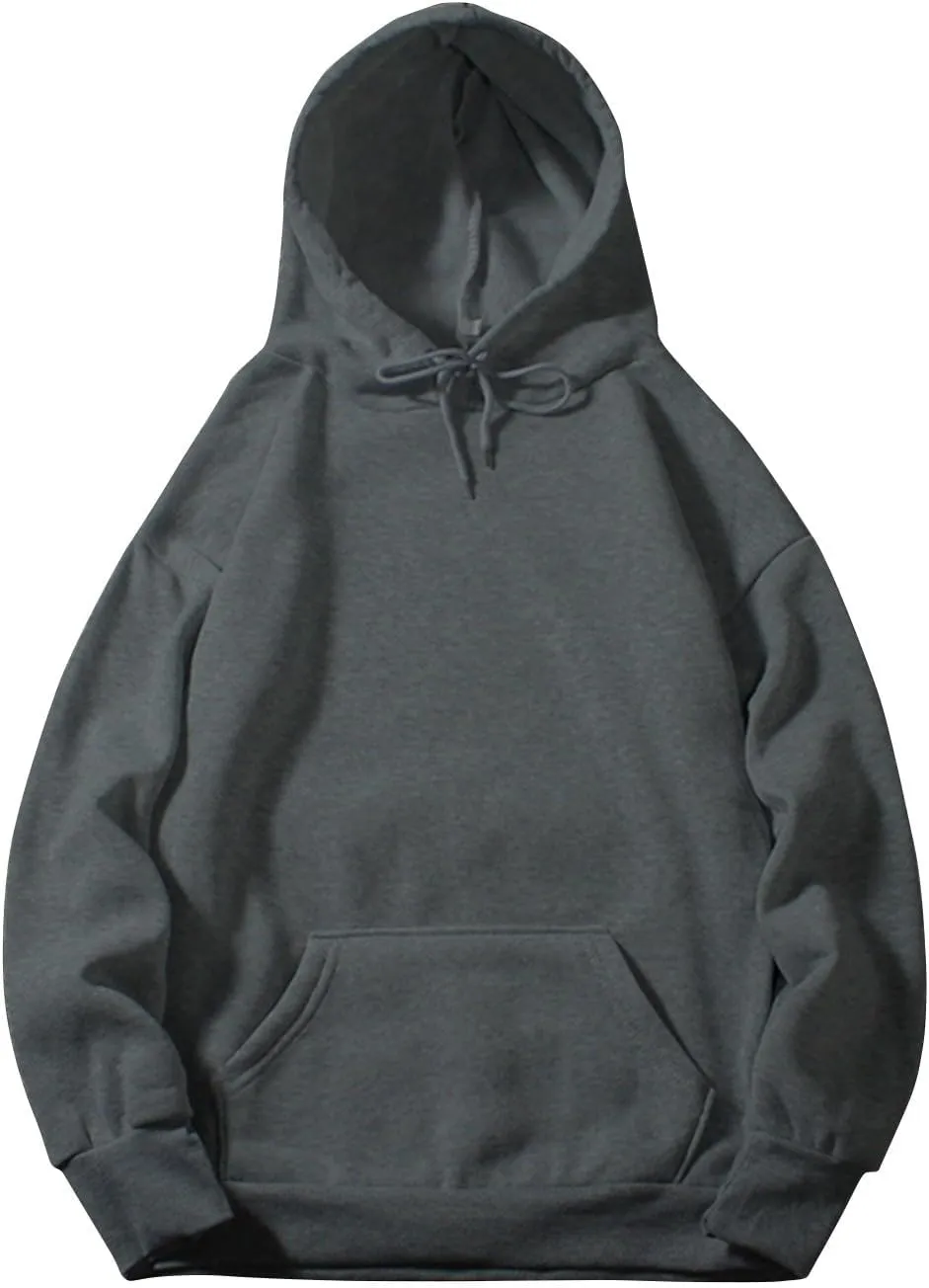 Gumipy Women Oversized Hoodie Sweatshirt Drawstring Fleece Pullover Hoodies Fashion Long Sleeve Pullover Tops with Pocket