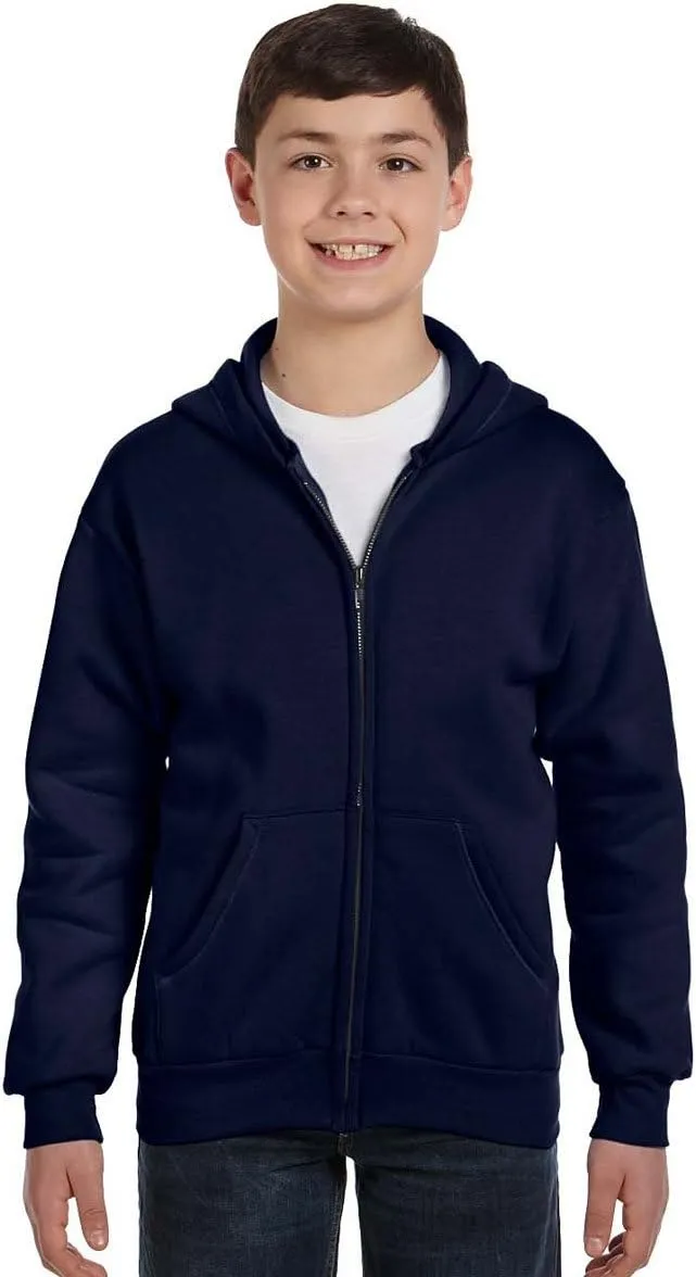 Hanes Youth ComfortBlend Full-Zip Hood 7.8 oz