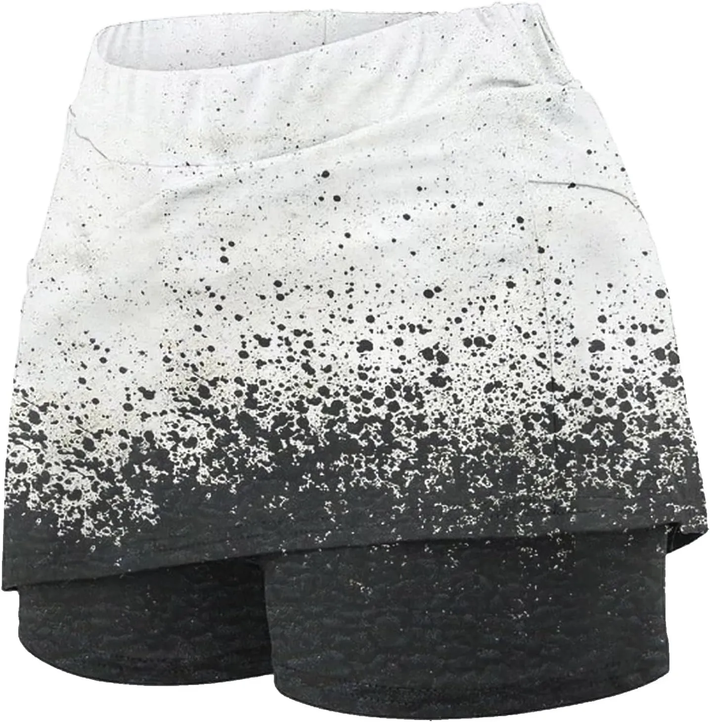 hlysgo Athletic Skirt with Shorts Womens High Waisted Tennis Skirt Plus Size Skort Shorts for Running Golf Workout Sports