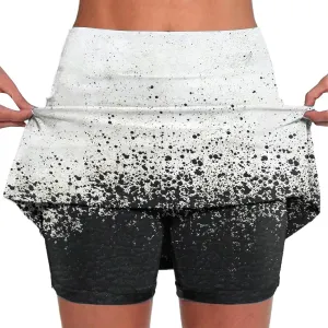 hlysgo Athletic Skirt with Shorts Womens High Waisted Tennis Skirt Plus Size Skort Shorts for Running Golf Workout Sports