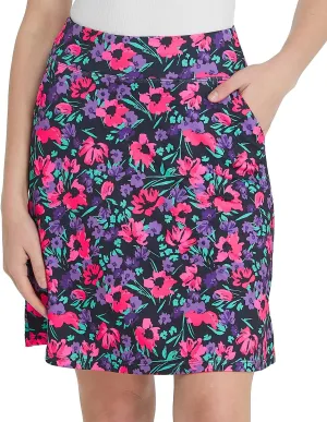 HonourSex Women Skorts Knee Length Skirts Causal Skorts Skirts with Pockets Golf Skirt Plus Size Skorts