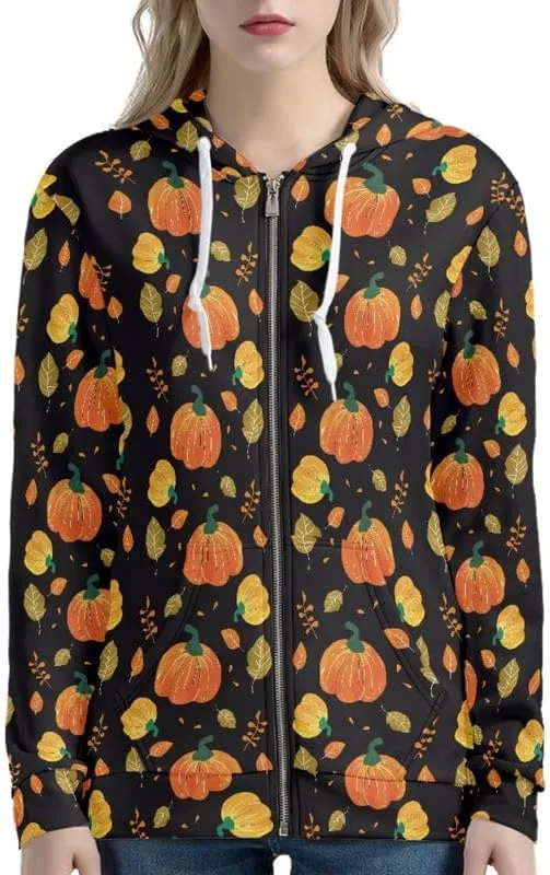 Irisjudy Women's Loose-Fit Hoodies Plus Size, Dog Paws Zipper Sweatshirt for Gym Fitness Indian Tribal Long-Sleeve Tops