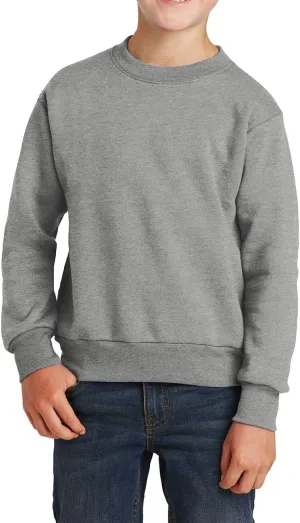 JustBlanks Boys Long Sleeve Sweatshirt Performance Fleece Casual Basic Crewneck Sweatshirt for Boys