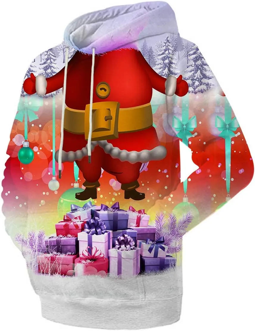 LAIDIPAS Graphic Hoodies for Men Women Unisex Novelty Sweatshirts Cool 3D Printed Pullover Hoody Hoodie with Pocket