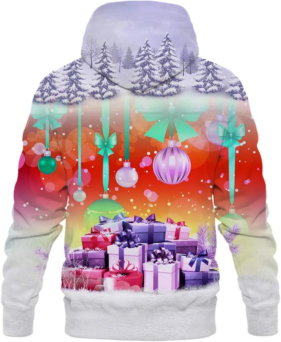 LAIDIPAS Graphic Hoodies for Men Women Unisex Novelty Sweatshirts Cool 3D Printed Pullover Hoody Hoodie with Pocket