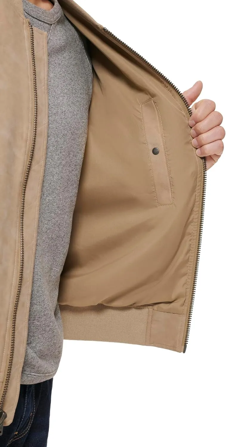 Levi's Men's Faux Leather Varsity Bomber Jacket
