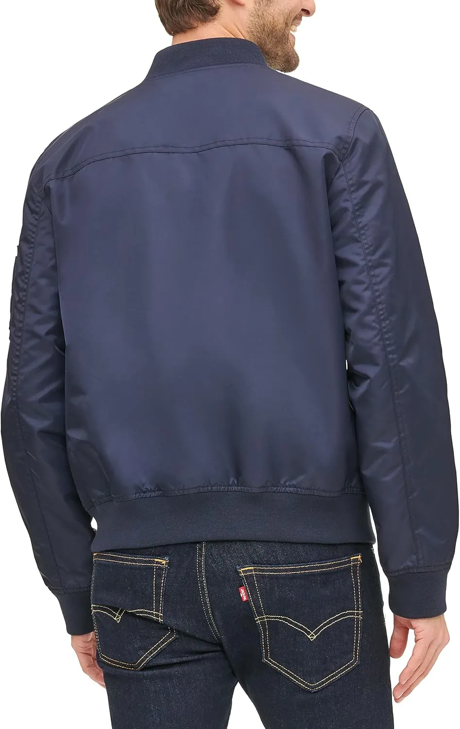 Levi's Men's Flight Satin Unfilled MA-1 Bomber Jacket