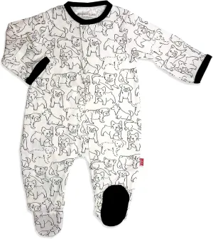 Magnetic Me Footie Pajamas Soft Modal Baby Sleepwear with Quick Magnetic Fastener | Boys and Girls Sleeper Preemie-24 Months