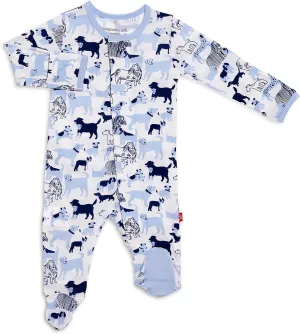 Magnetic Me Footie Pajamas Soft Modal Baby Sleepwear with Quick Magnetic Fastener | Boys and Girls Sleeper Preemie-24 Months