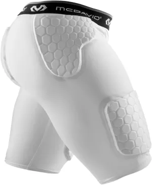 McDavid Padded Padded Compression Shorts with Cup Pocket. Tights with Hip, Tailbone, Thigh Padding