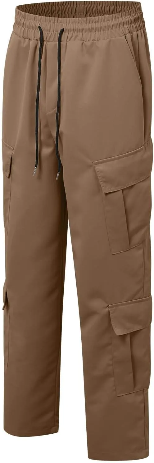 Men's Athletic Trousers Baggy Tactical Slacks Riding Stretch Joggers Shorts Travel Sport Regular Fit Yoga Summer Cloth