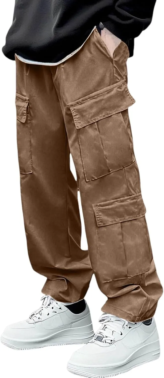 Men's Athletic Trousers Baggy Tactical Slacks Riding Stretch Joggers Shorts Travel Sport Regular Fit Yoga Summer Cloth