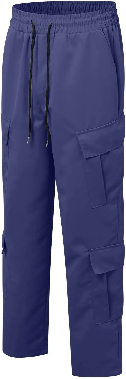 Men's Athletic Trousers Baggy Tactical Slacks Riding Stretch Joggers Shorts Travel Sport Regular Fit Yoga Summer Cloth