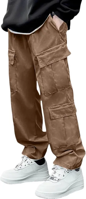 Men's Athletic Trousers Baggy Tactical Slacks Riding Stretch Joggers Shorts Travel Sport Regular Fit Yoga Summer Cloth
