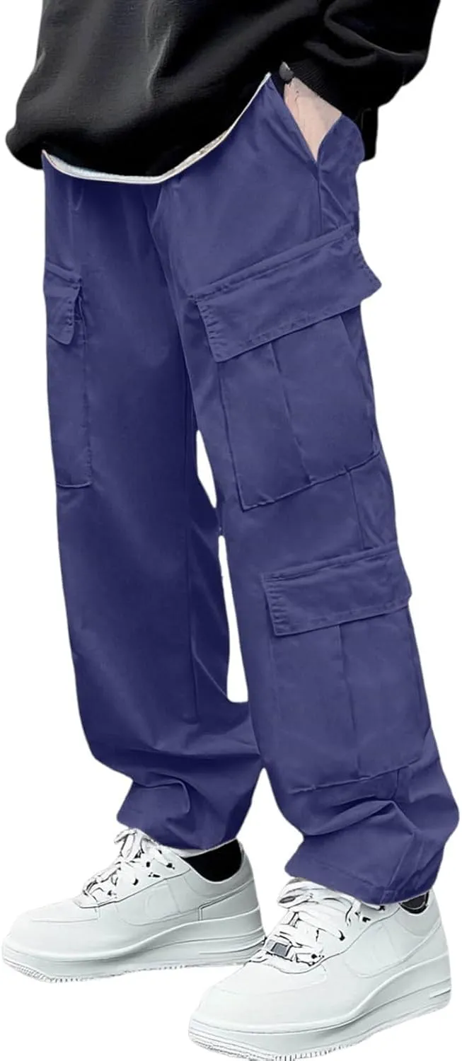 Men's Athletic Trousers Baggy Tactical Slacks Riding Stretch Joggers Shorts Travel Sport Regular Fit Yoga Summer Cloth