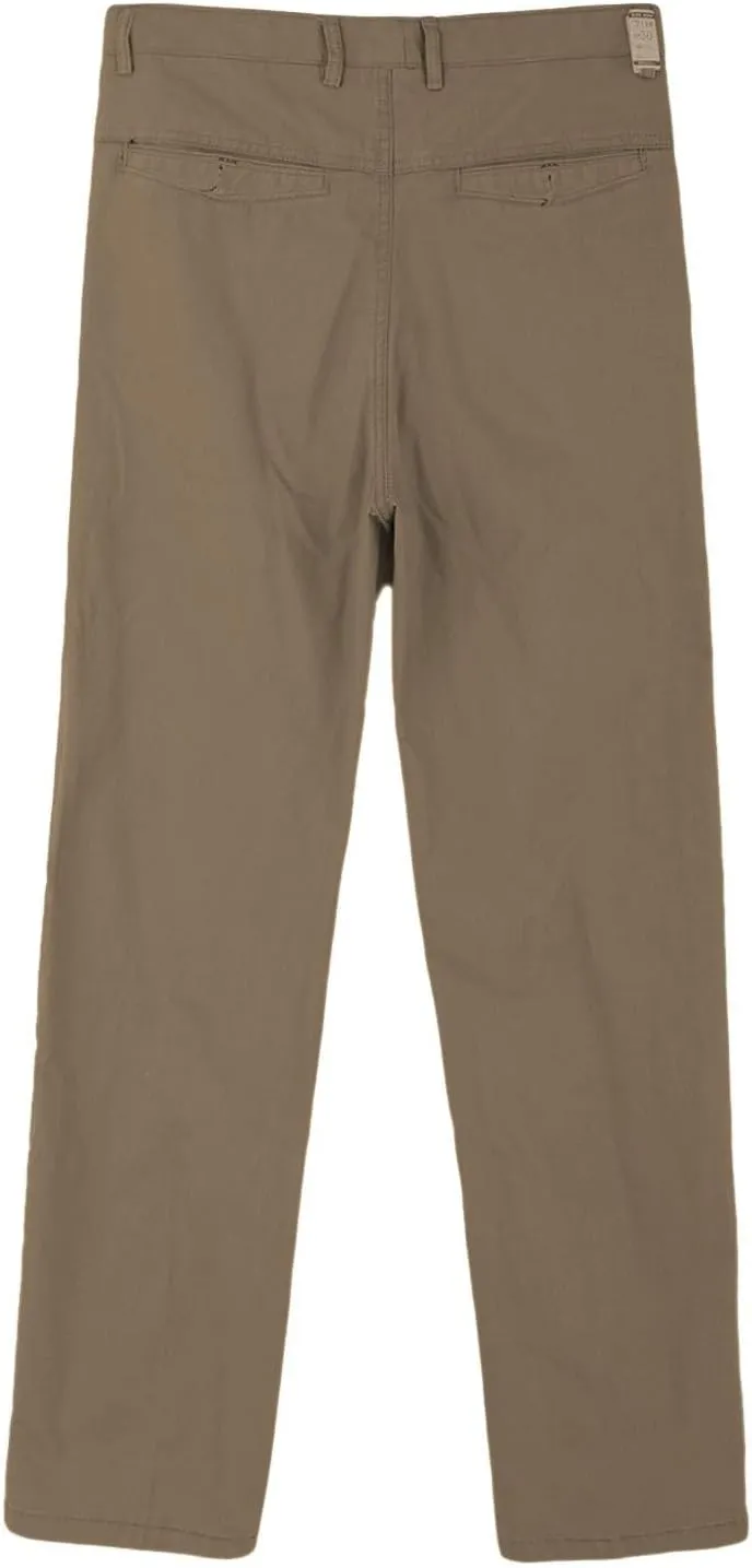 Men's Formal Dress Pants Flat-Front Straight Leg Casual Chino Trousers Plus Size Business Office Work Smart Pants