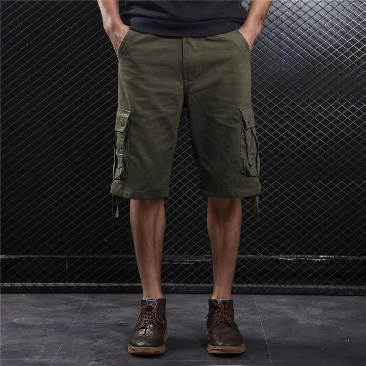 Mens Sweatpants with Pockets Hiking Plaid Work Bike Swim Public Riding Motorcycle Sport Regular Fit Casual Cargo