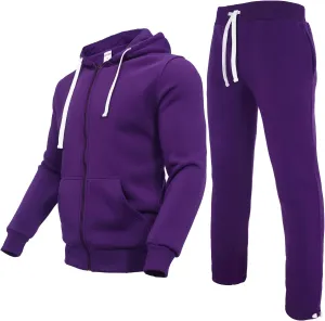Men's Tracksuits Sweatsuits 2 Piece Casual Sweat Jogging Suit Set Athletic Full Zip Hoodies and Sweatpant Outfits