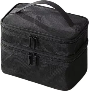 Mesh Cosmetic Bag Makeup Bags Portable Travel Organizing Zipper Pouch Toiletries Make up Pouches for Summer Beach Home Office